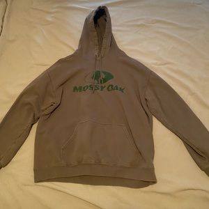 Men’s Large, Grey Mossy Oak Logo sweater